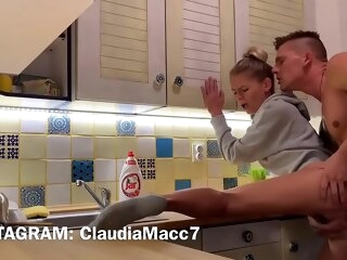fucking forth a catch scullery and creampie
