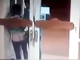 Open-air brusque fucking caught with respect to cctv